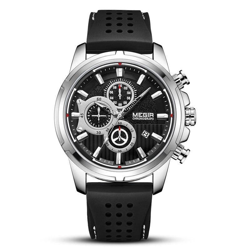 Megir Quartz Chronograph Watch For Men 2101