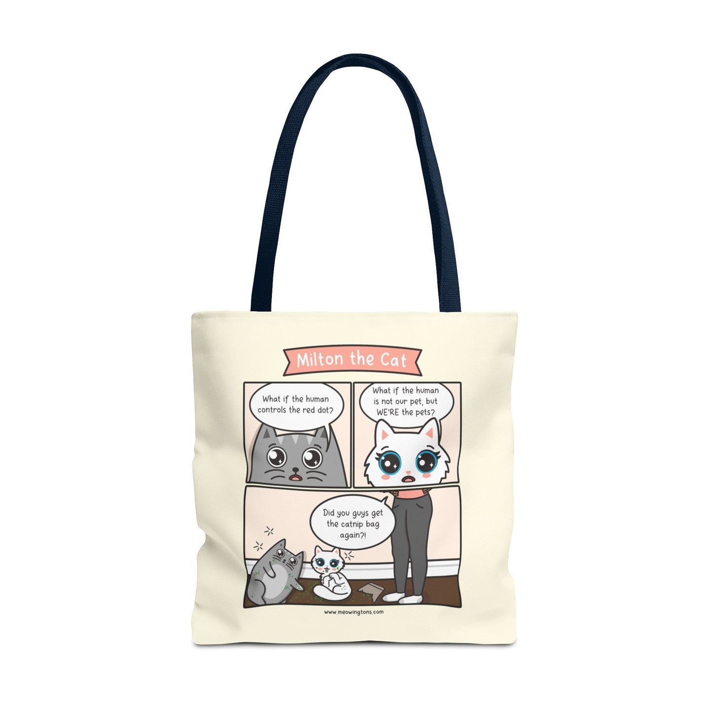 Catnip Trip Comic Tote Bag