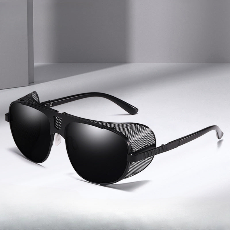 Unisex Polarized Retro Round Frame Glasses – Stylish & Functional