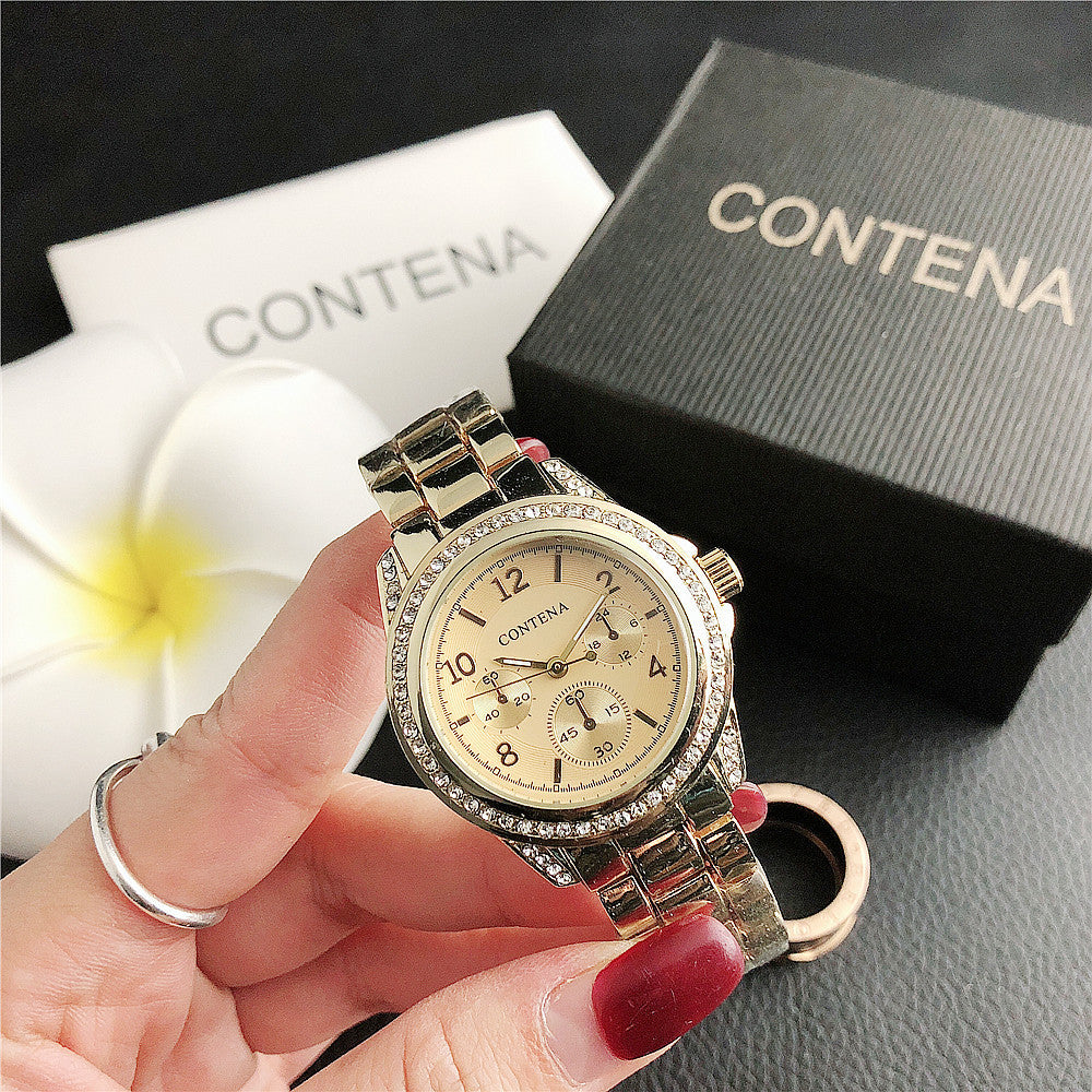 Unisex Stainless Steel Quartz Watch – Fashion Casual Wristwatch