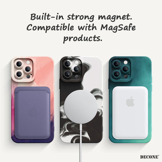 Watercolor series Pupil Liquid Silicone Phone Case