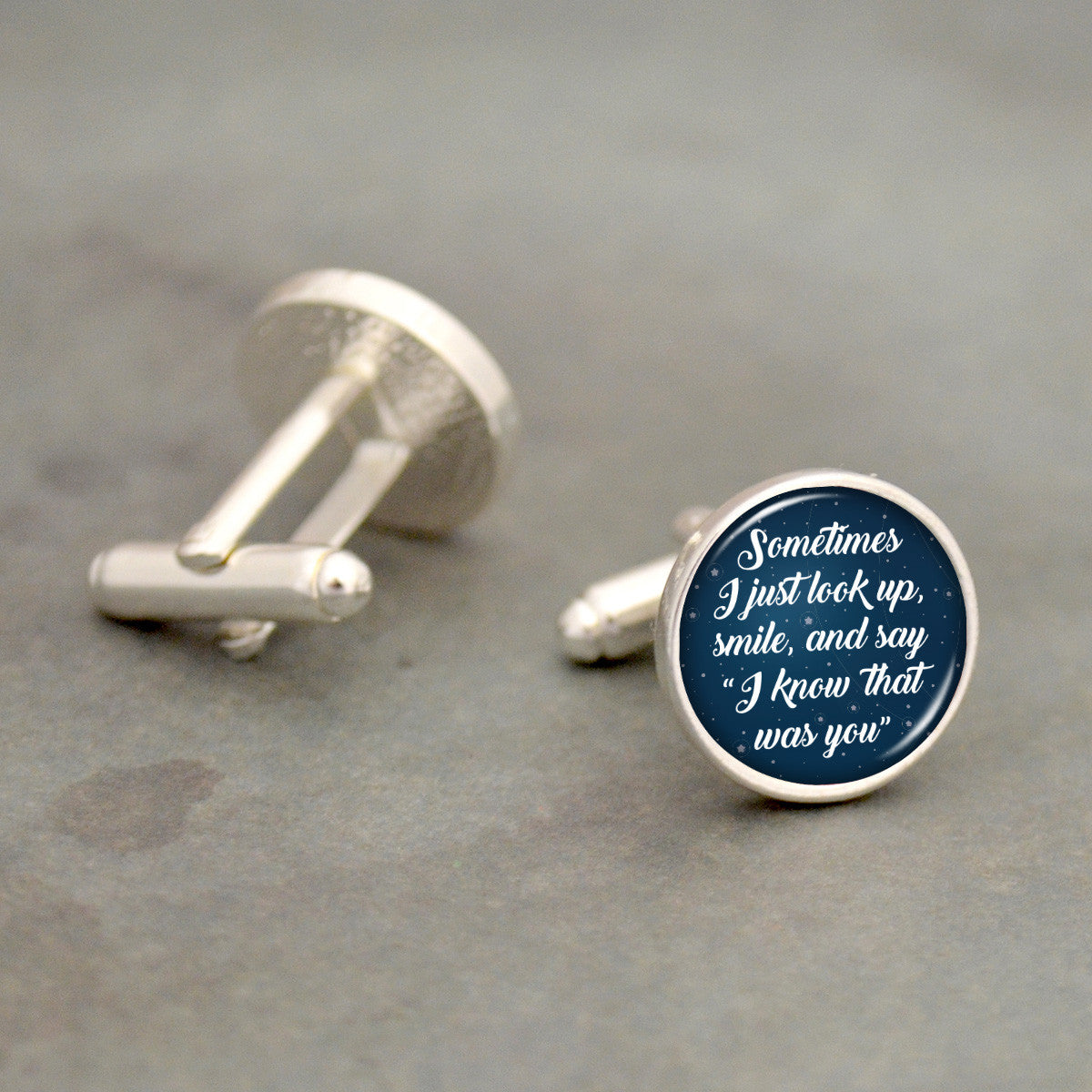 "I Know That Was You" Night Sky Cuff Links