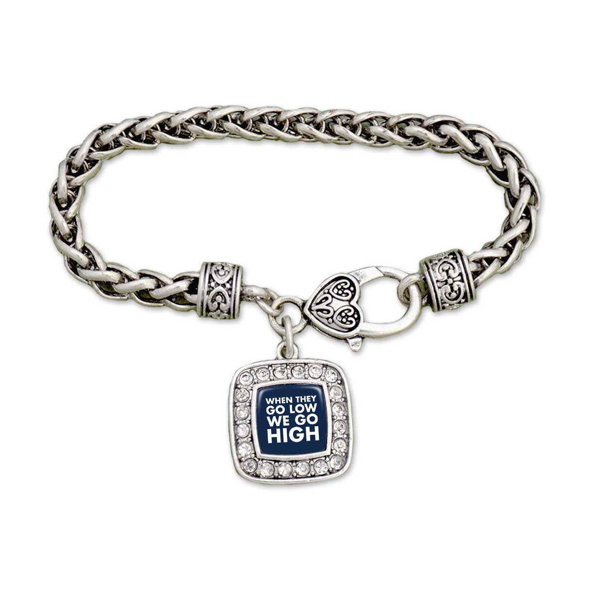 "They Go Low, We Go High" Clamp Bracelet