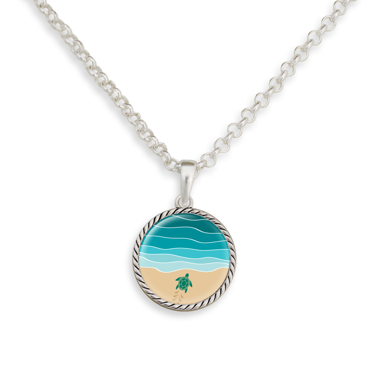 Baby Turtle Almost There Necklace