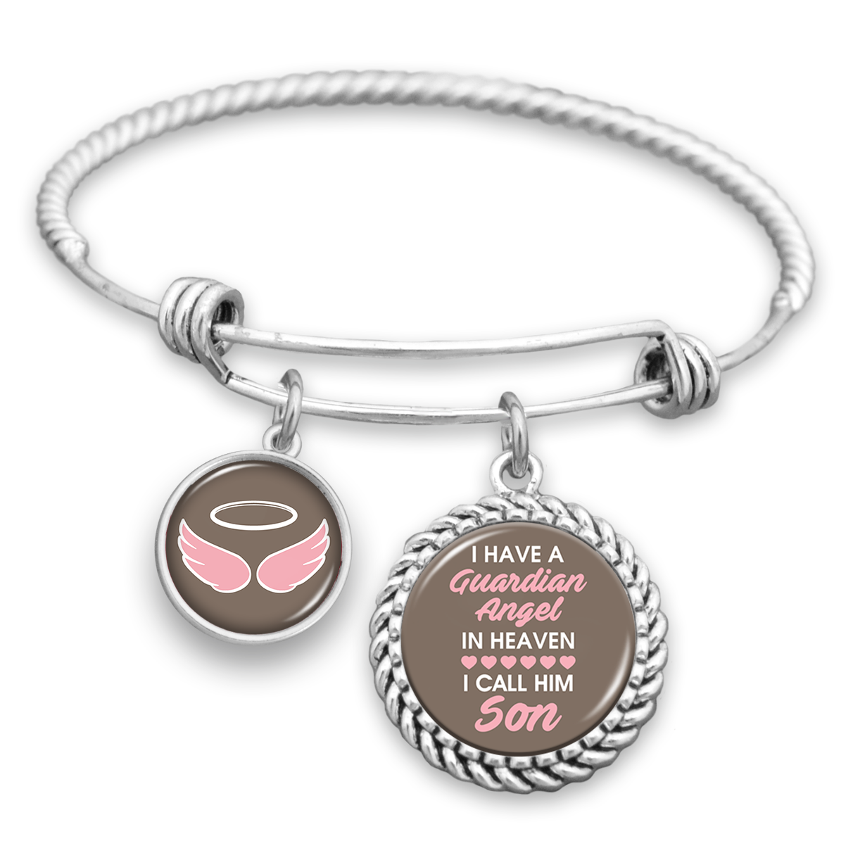 Angel In Heaven Son Charm Bracelet