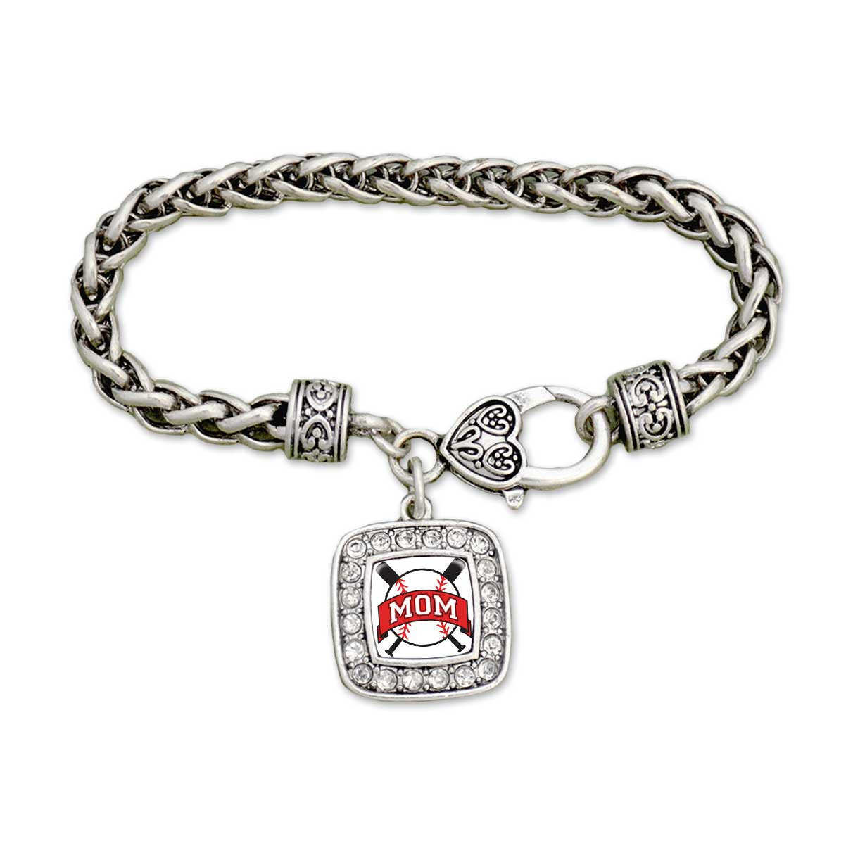 Baseball Mom Clamp Bracelet