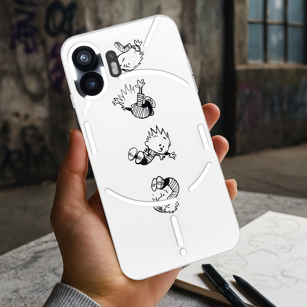 Gravity Bounce Artistic Sketch Case - Nothing