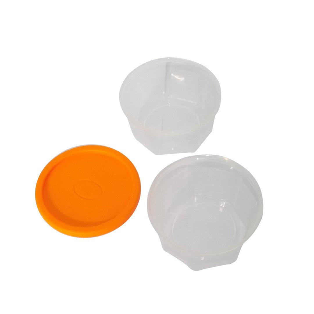 Plastic Container Set, 200ml, Set of 6