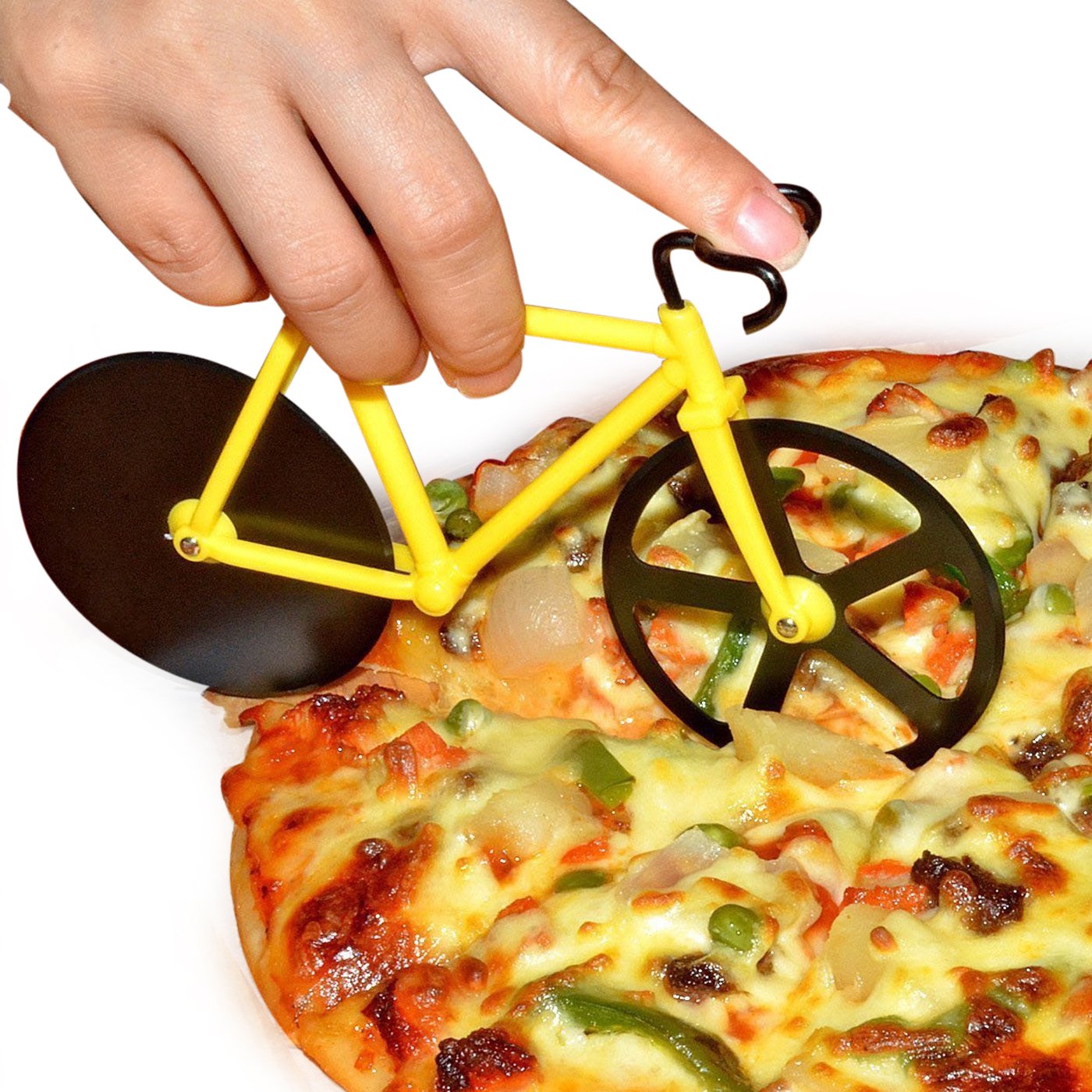 stainless steel Bicycle shape Pizza cutter