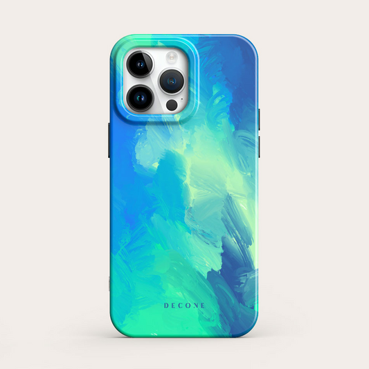 Turquoise Blue - iPhone Case