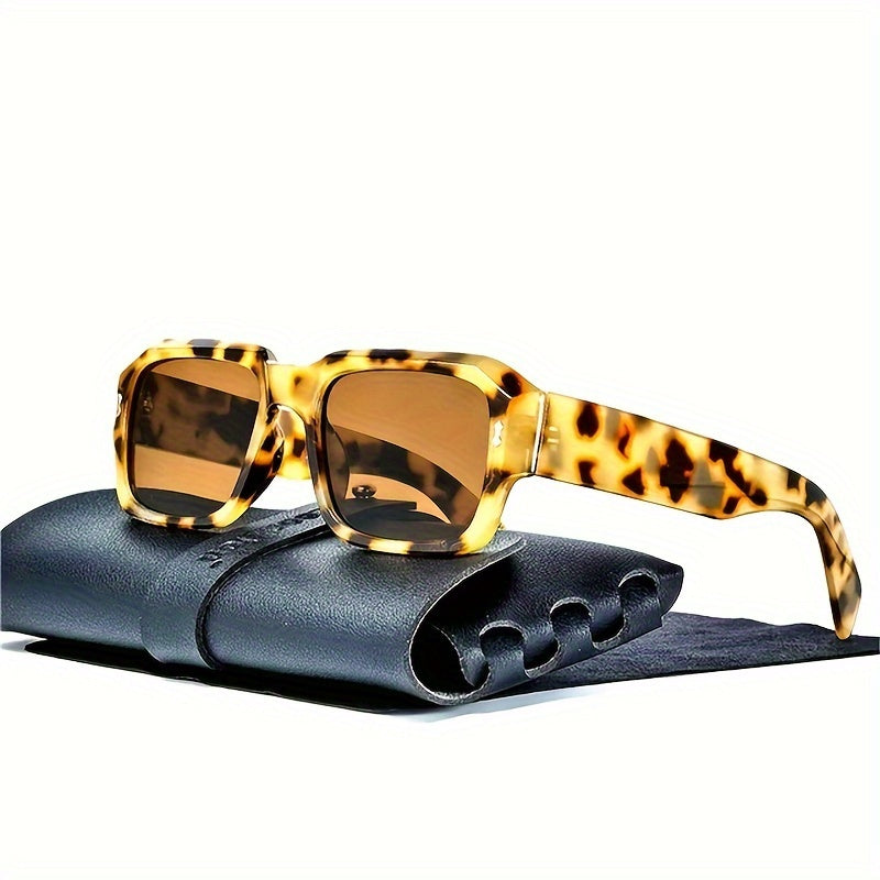 Square Shaped Vintage Luxury Sunglasses for Men