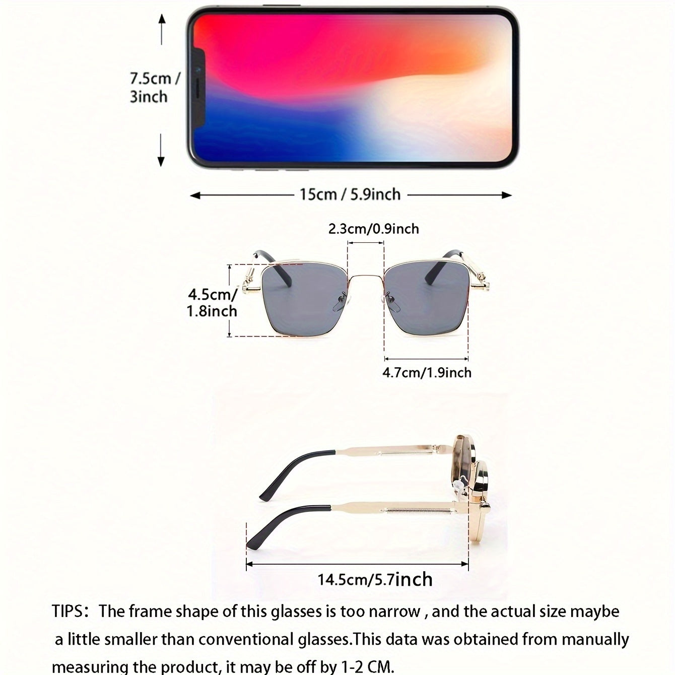 Steampunk Chic Square Frame Sunglasses – Retro Fashion for All
