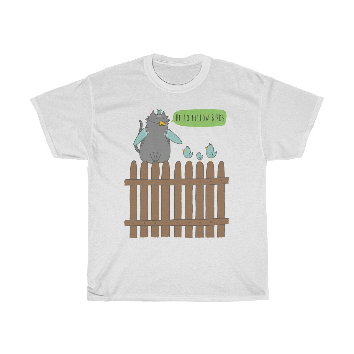 Milton Oversized Cat Pajama T-Shirt