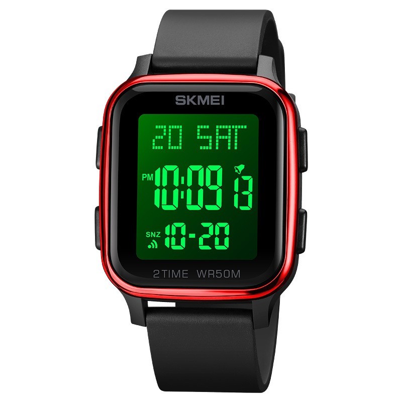 Skmei Square Waterproof Digital Sports Watch 1858 Original