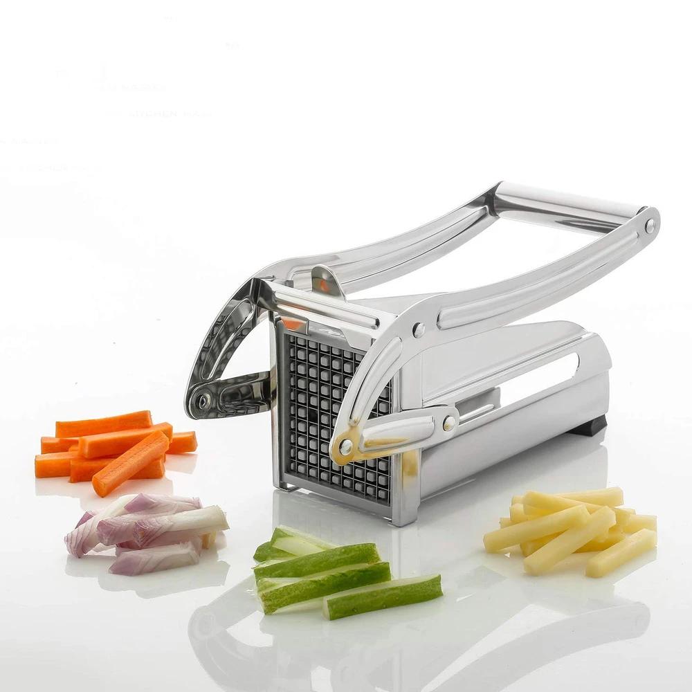 tainless Steel French Fries Potato Chips Strip Cutter Machine