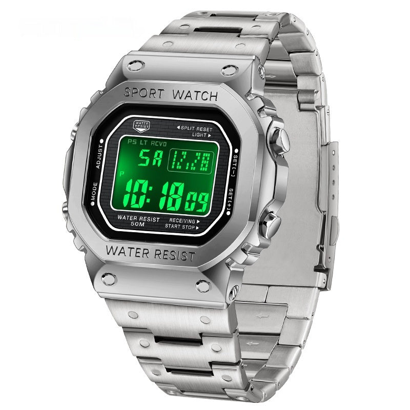 Sanda Steel Digital sport watch for Men 2162