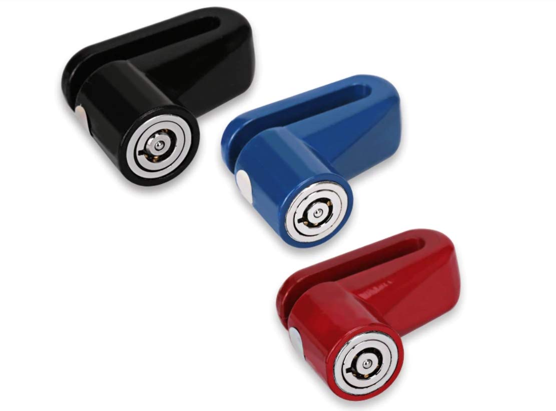 Wheel Padlock Disc Lock Security for Motorcycles Scooters Bikes