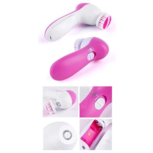 '-5-in-1 Smoothing Body & Facial Massager (Pink)