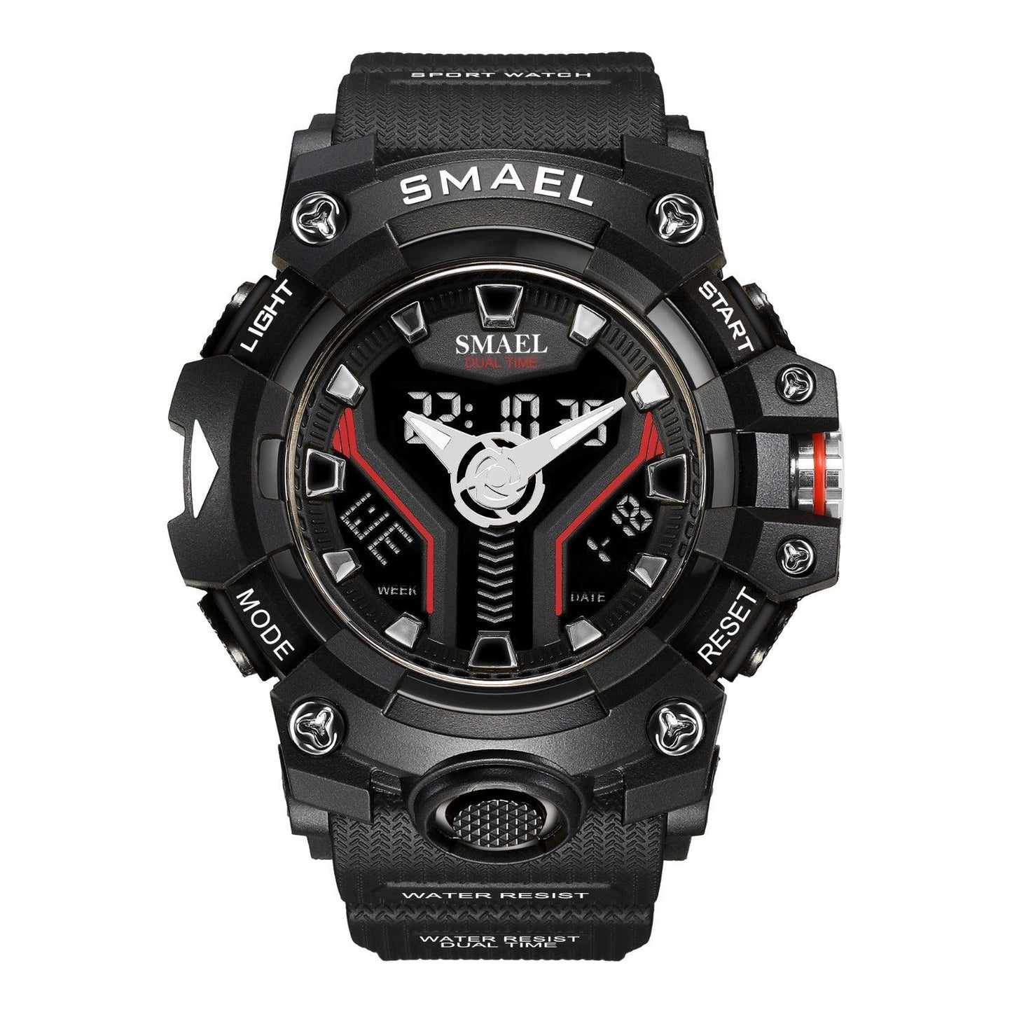 SMAEL 8075 Men's Analog Digital Waterproof Outdoor Multifunctional Watch For men