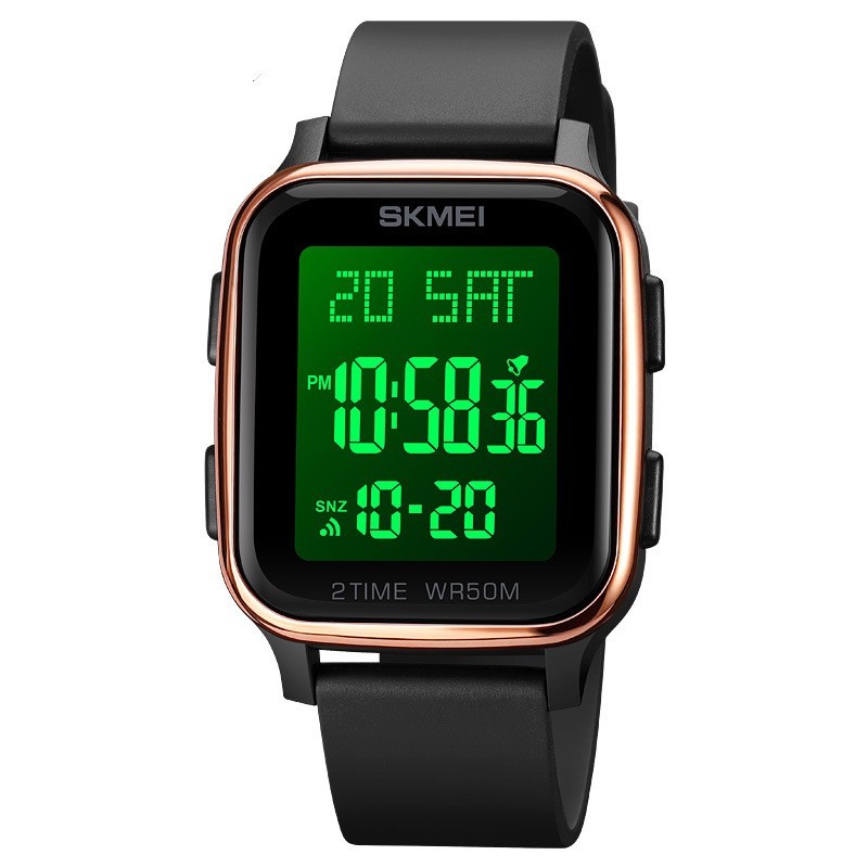 Skmei Square Waterproof Digital Sports Watch 1858 Original