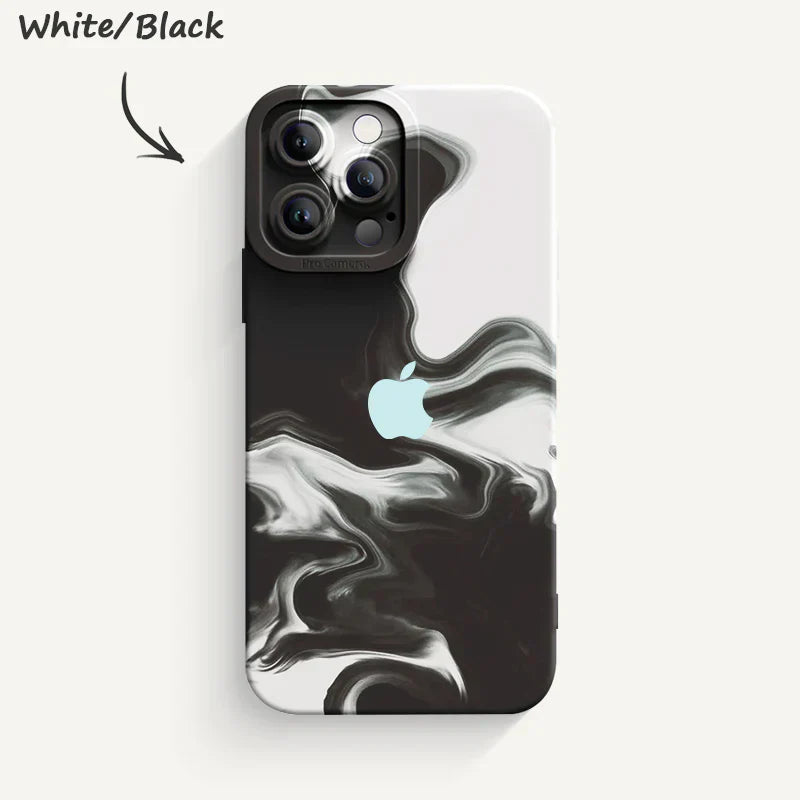 Watercolor series Pupil Liquid Silicone Phone Case