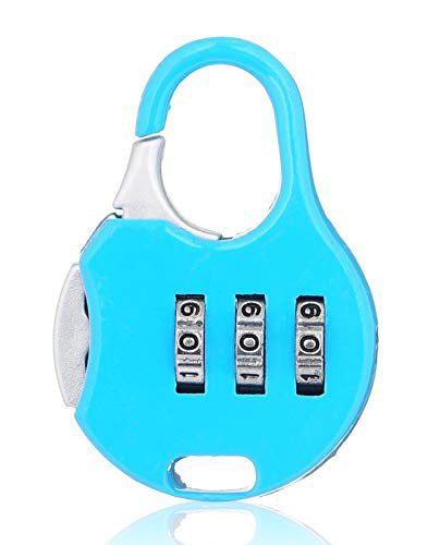 Stainless Steel Resettable Combination Padlock Round Shape