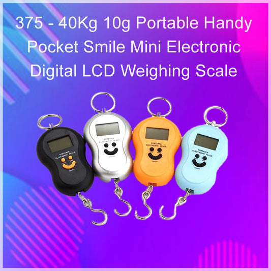 '-40Kg 10g Portable Handy Pocket Smile Mini Electronic Digital LCD Weighing Scale