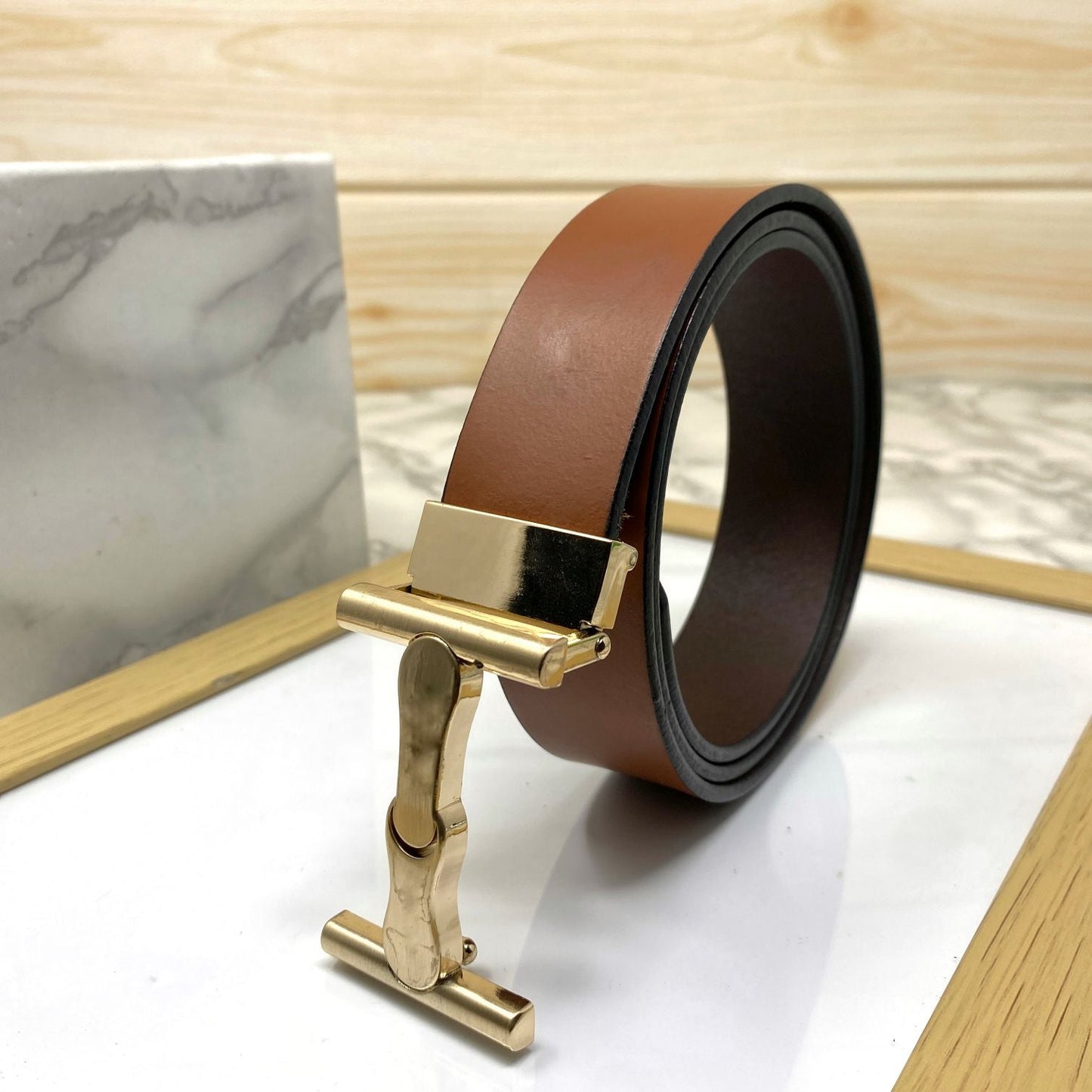 Vintage Design Leather Strap Belt-SunglassesCraft
