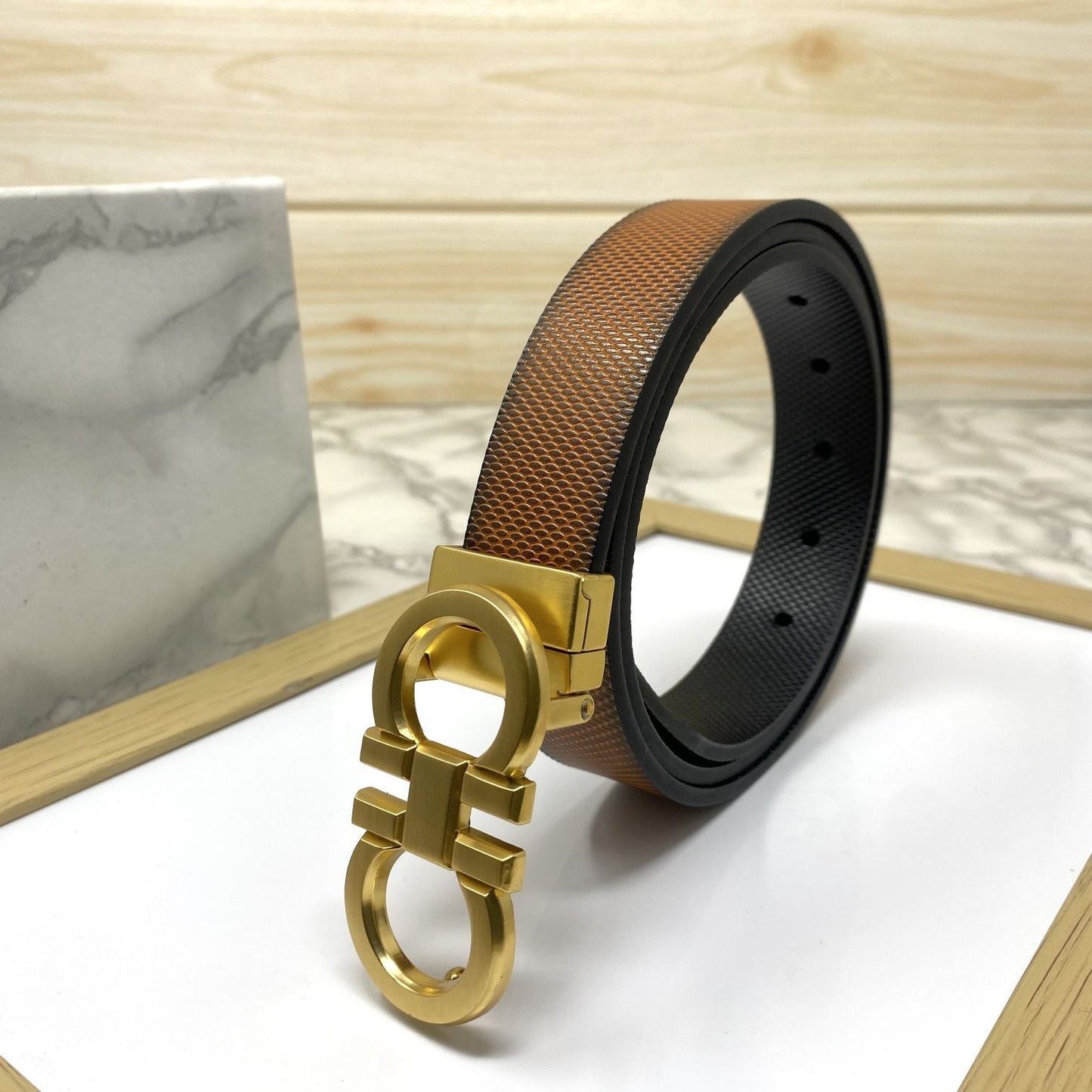 Small Design Formal and Casual Reversible Belt -SunglassesCraft