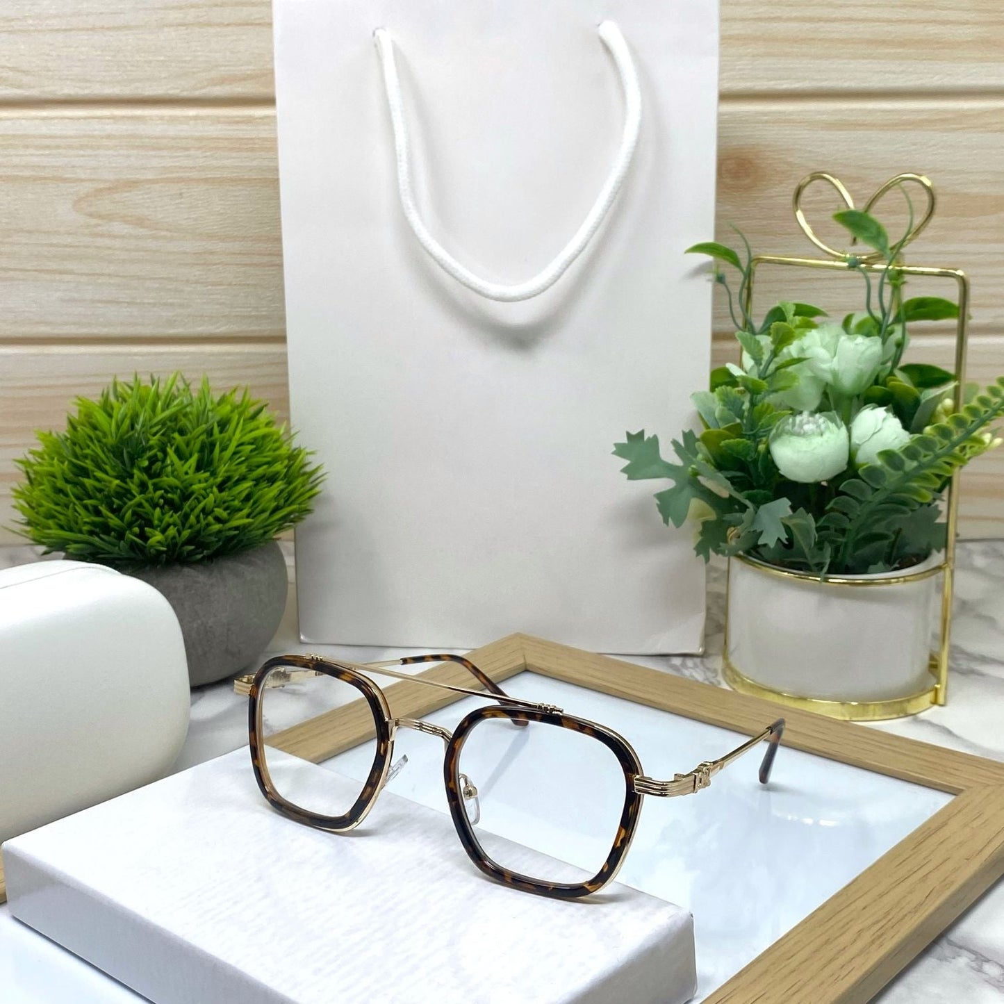 Trendy Square Prescription Sunglasses Unisex-SunglassesCraft