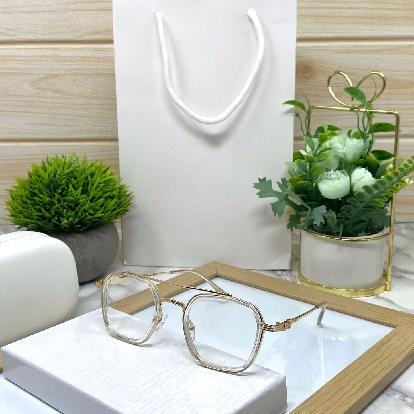 Trendy Square Prescription Sunglasses Unisex-SunglassesCraft