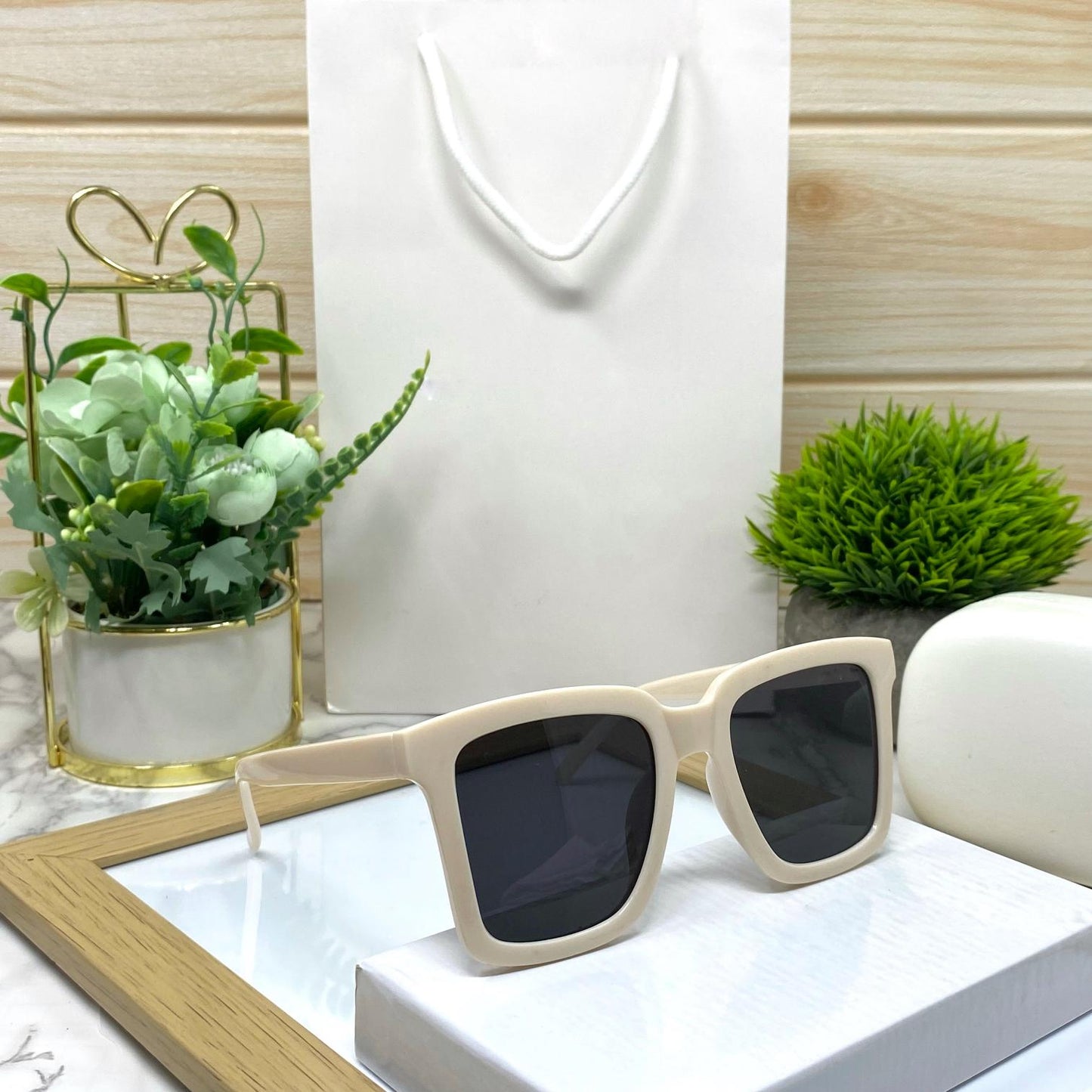 Designer Vintage Square Sunglasses Unisex-SunglassesCraft