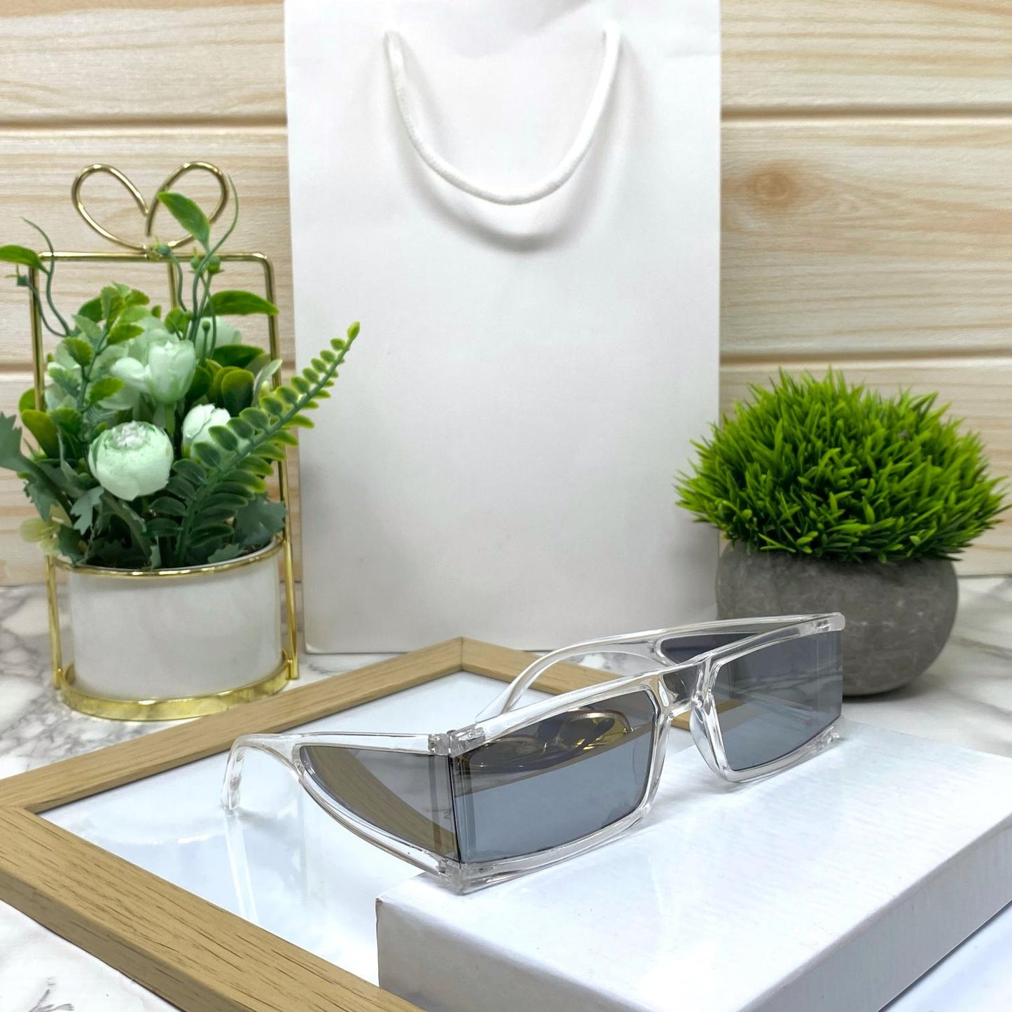 New Vintage Fashion Rectangle Sunglasses Unisex-SunglassesCraft