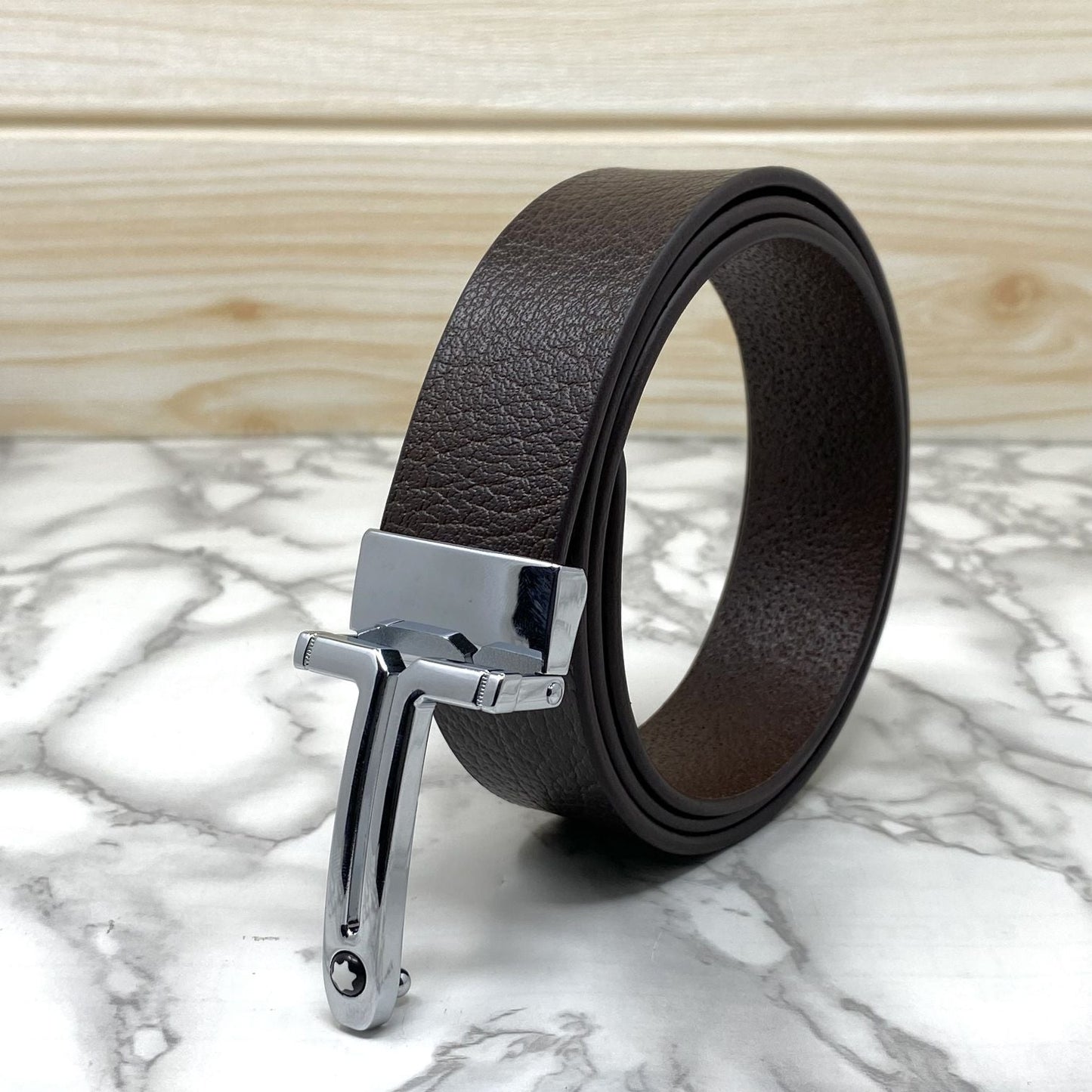 T-Shape Formal and Casual Leather Strap Belt-SunglassesCraft