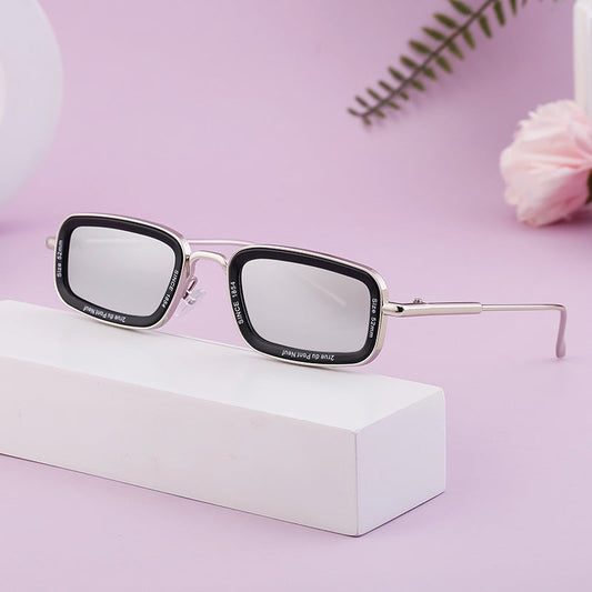 Women's Retro Square Sunglasses – Small Frame, High-End Fashion Shades