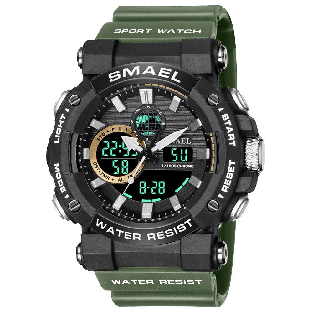 SMAEL Multifunctional Waterproof Analog Digital Watch For Men 8048