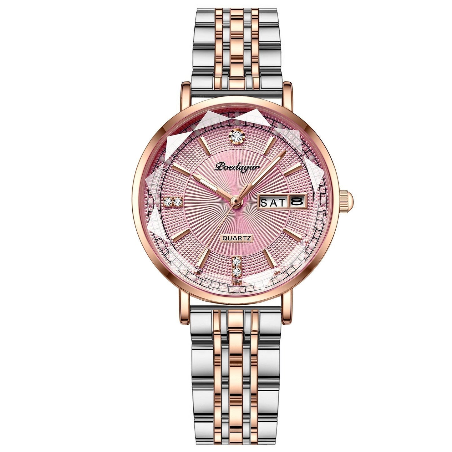 Women's Luminous Quartz Watch with Calendar