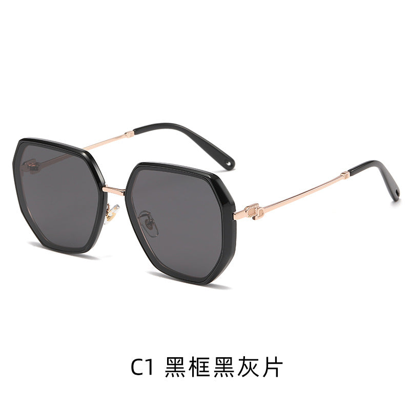 Premium Polarized Sunglasses for Women – Trendy Irregular Frame UV Protection