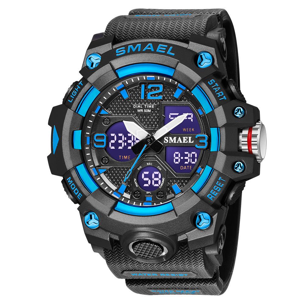 SMAEL Analog Digital Outdoor Sports Watch For Men 8008
