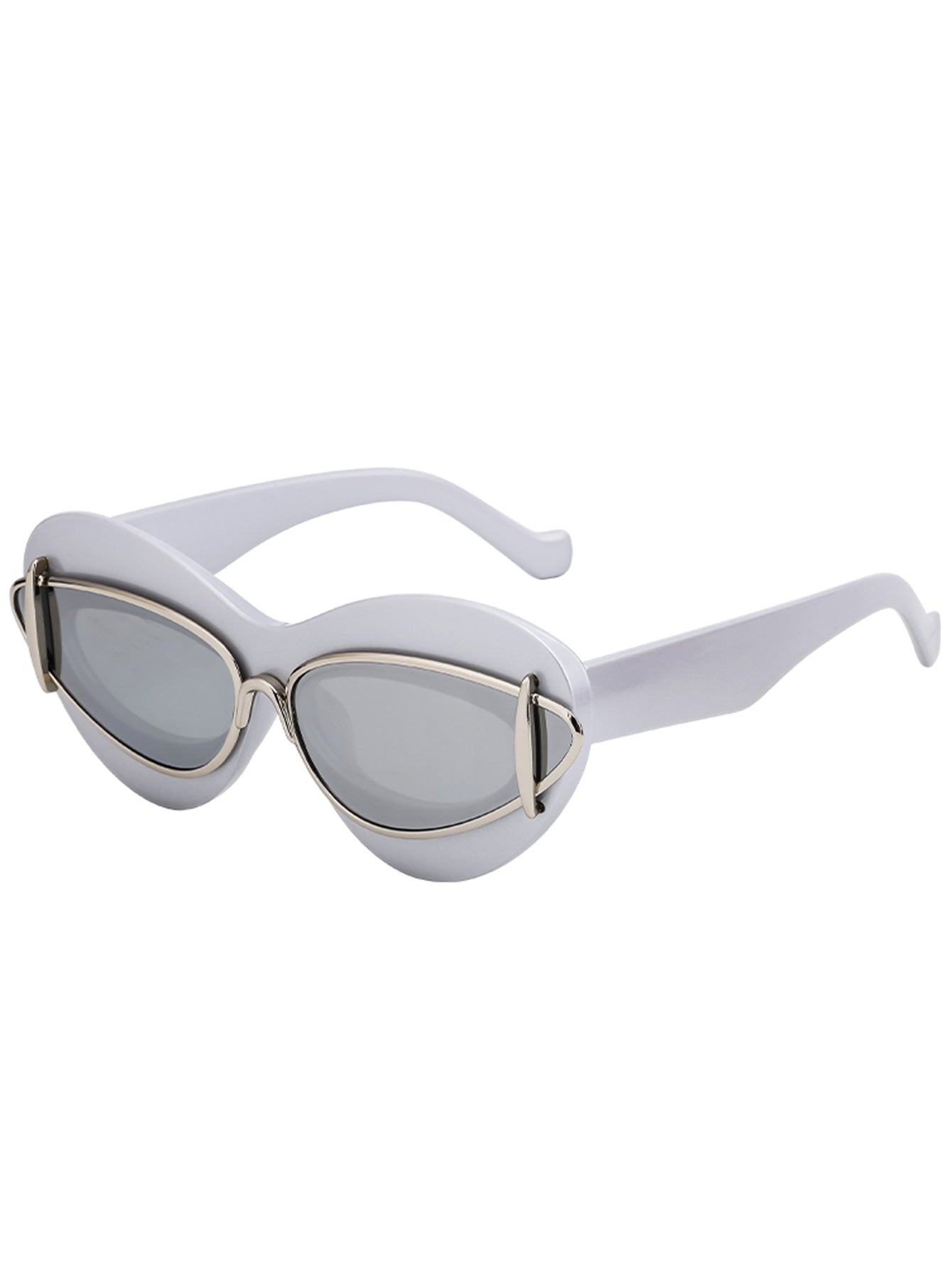 Trendy Y2K Cat-Eye Sunglasses – Stylish Small-Frame Shades with UV Protection