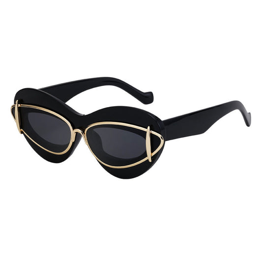 Trendy Y2K Cat-Eye Sunglasses – Stylish Small-Frame Shades with UV Protection