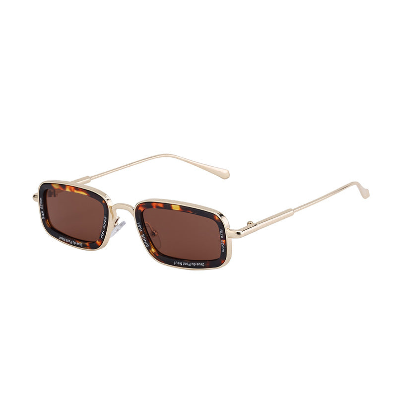 Women's Retro Square Sunglasses – Small Frame, High-End Fashion Shades