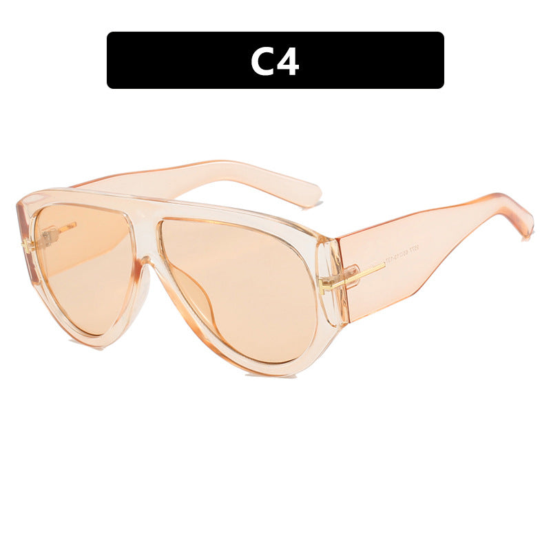 T-Shaped Aviator Sunglasses – Trendy Women’s Style