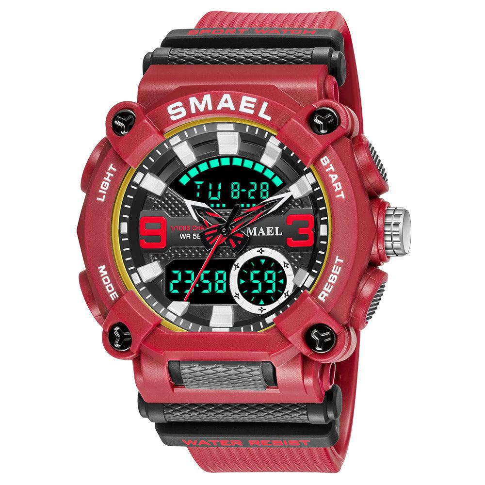 SMAEL Analog Digital Multifunctional waterproof Watch For Men 8052