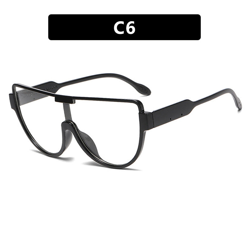 Women's Oversized Aviator Sunglasses – UV400 Protection, Fashion Street Style