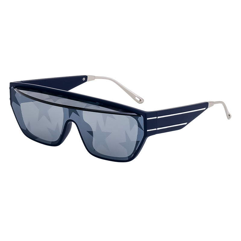 Fashion Square Frame Sports Sunglasses for Women – Trendy UV Protection Shades