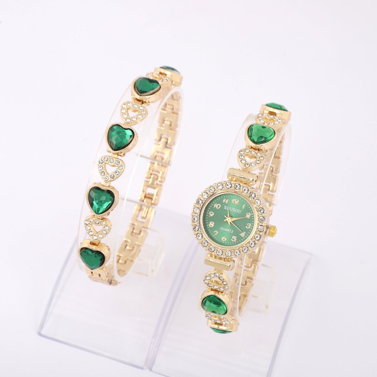 Luxury Women’s Quartz Watch – Elegant Diamond Bracelet Design