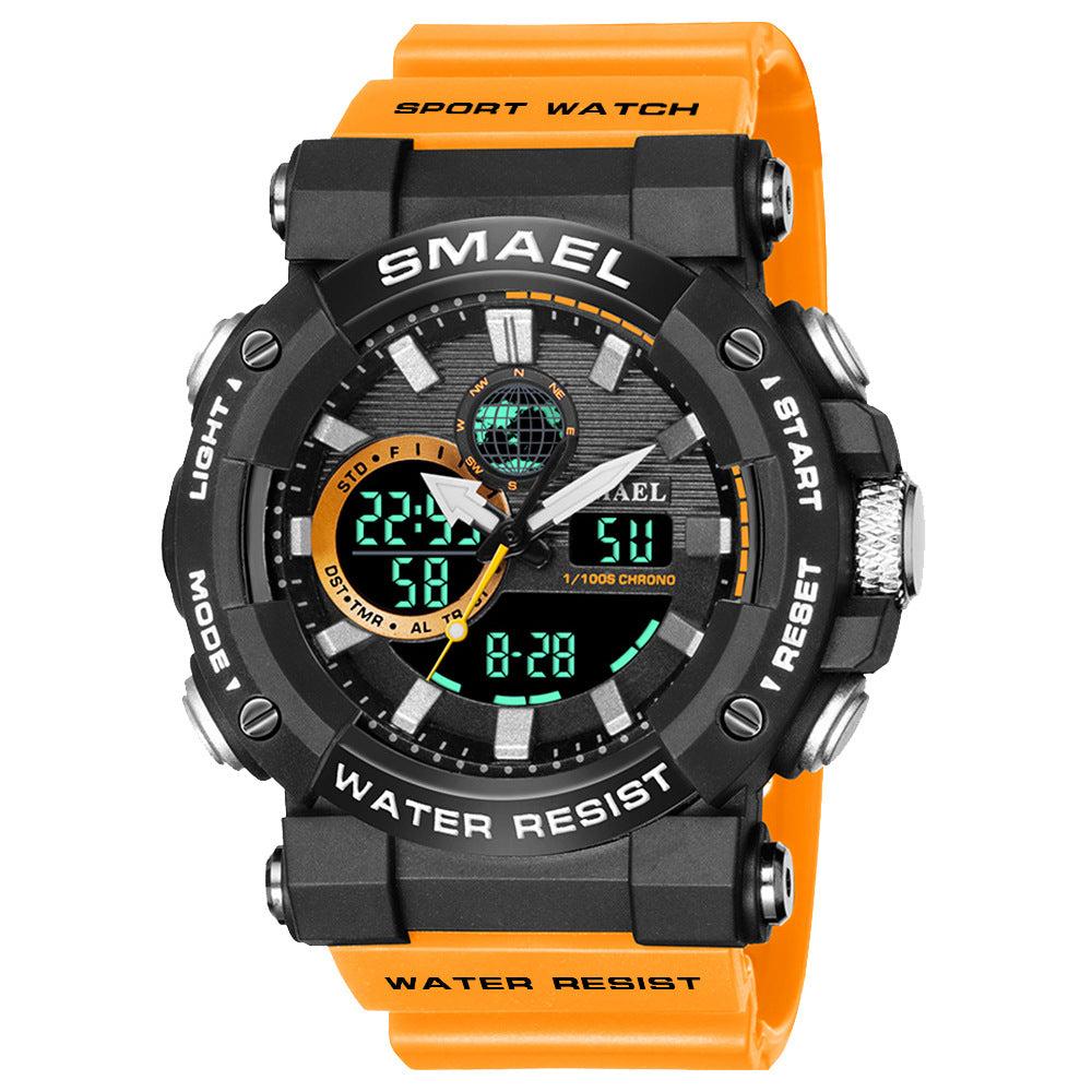 SMAEL Multifunctional Waterproof Analog Digital Watch For Men 8048