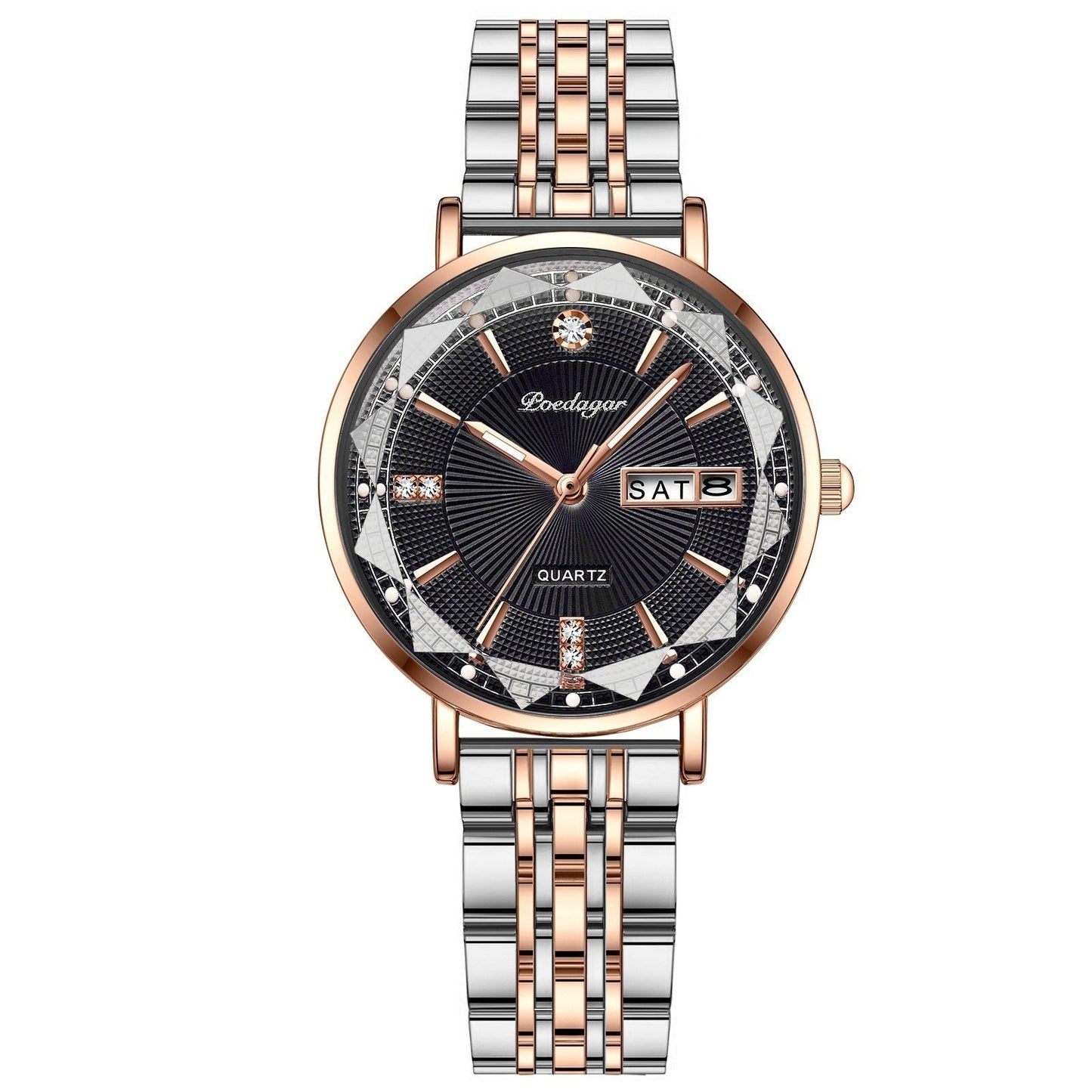 Women's Luminous Quartz Watch with Calendar