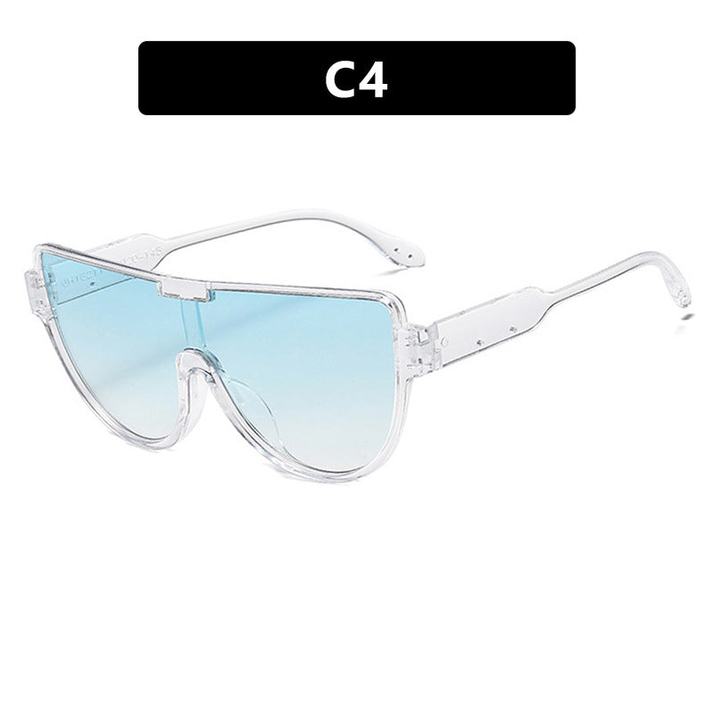 Women's Oversized Aviator Sunglasses – UV400 Protection, Fashion Street Style